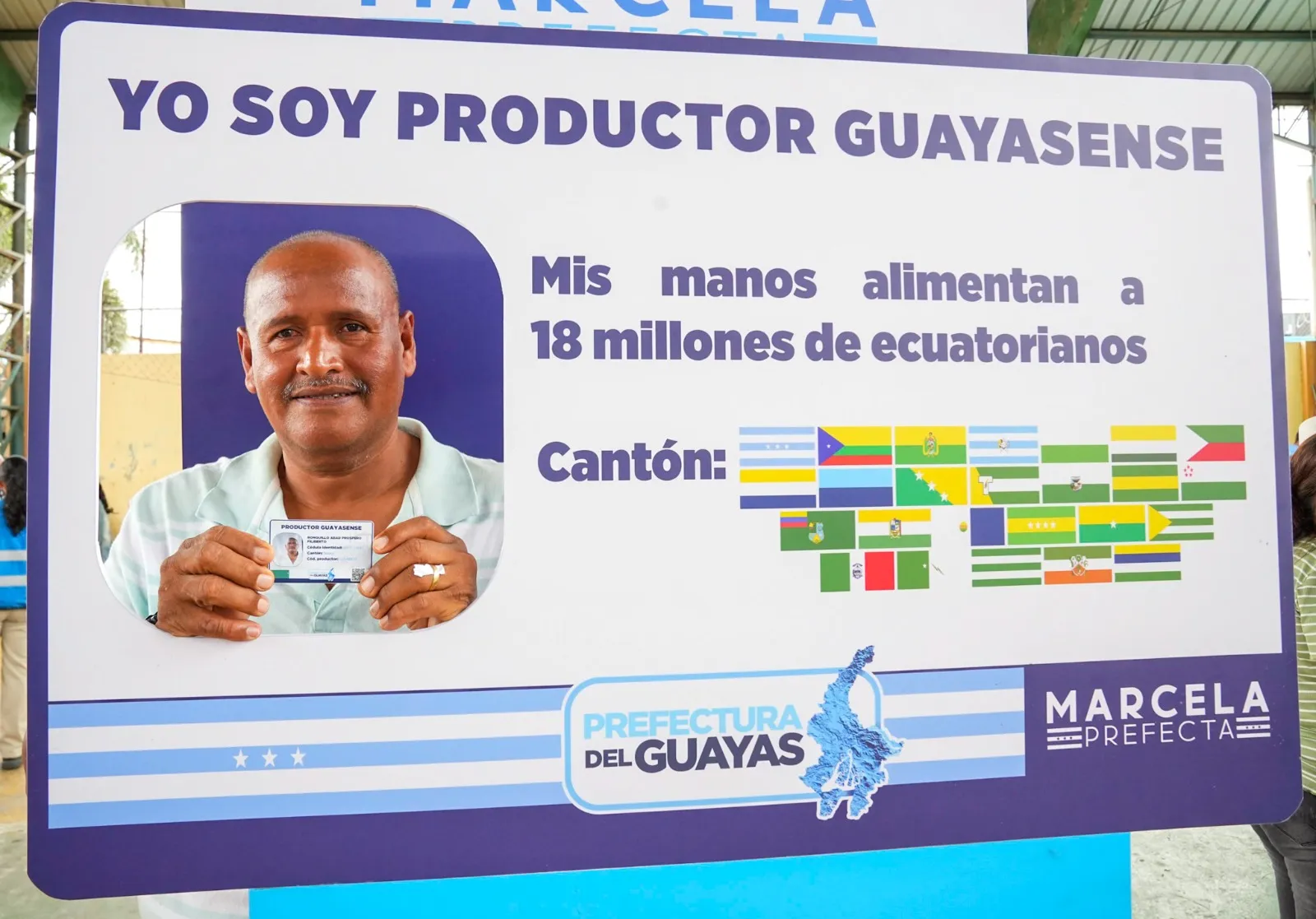 Prefectura del Guayas inicia brigadas para carné del productor en cinco cantones